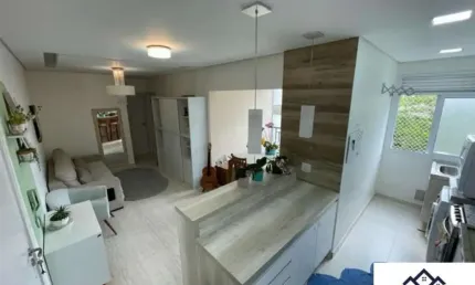 APARTAMENTO DE 63M² 2 QUARTOS (1 SUITE COM CLOSET) SALA COM SACADA, COZINHA AMERICANA PLANEJADA E 1 VAGA COBERTA NO FOREST, TODO PLANEJADO