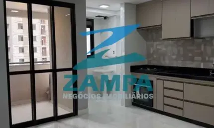 APARTAMENTO COM 2 QUARTOS (1 SUITE) PLANEJADOS, COZINHA PLANEJADA COM COOK TOP E FORNO E 1 VAGA COBERTA