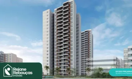 Apartamento à venda c/ 75m², 3 qts e 2 vagas + LAZER COMPLETO - Presidente Kennedy, Fortaleza/CE