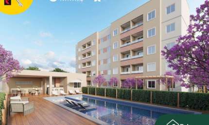 Apto 53m² c/ 02 quartos, suíte e 01 vaga + LAZER COMPLETO - Caucaia, CE