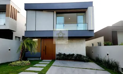 Casa em Condomínio para Venda em Camaçari, Catu de Abrantes (Abrantes), 4 dormitórios, 3 suítes, 4 banheiros, 2 vagas