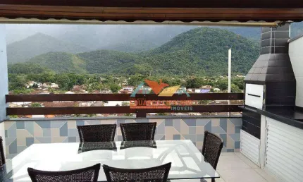 Apartamento com 2 dormitórios à venda, 101 m² por r$ 600.000,00 - massaguaçu - caraguatatuba/sp