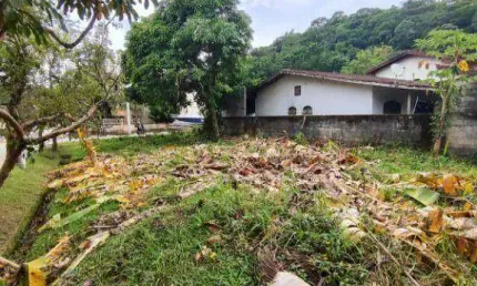 Terreno em excelente localização em caraguatuba rua pavimentada