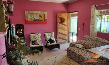 Casa com 2 dormitórios à venda, ao lado do shopping em  caraguatatuba/sp