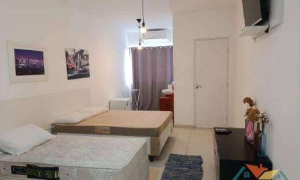 Apartamento com 1 dormitório para alugar, 30 m² por R$ 1.800,01/mês - Centro - Caraguatatuba/SP