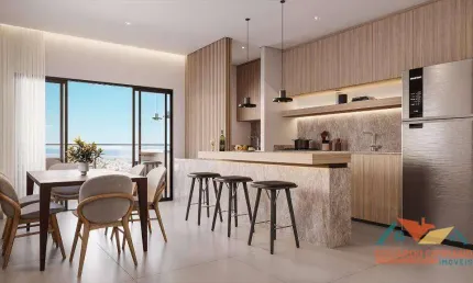 Apartamento com 2 dormitórios à venda, 69 m² por R$ 409.389,57 - Praia das Palmeiras - Caraguatatuba/SP