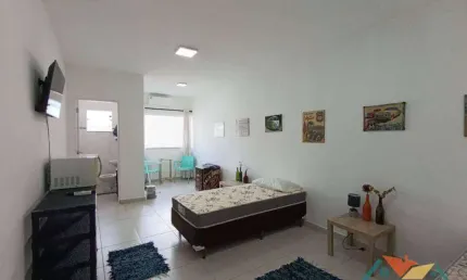 Apartamento com 1 dormitório para alugar, 30 m² por R$ 1.700,01/mês - Centro - Caraguatatuba/SP