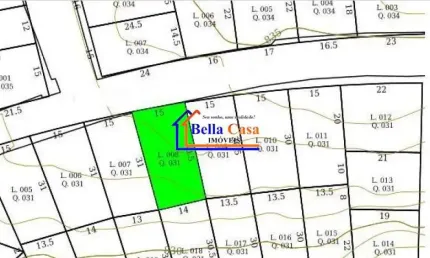 Terreno à venda na Rua José Anatólio Fontes, Rio Branco, Belo Horizonte por R$ 590.000
