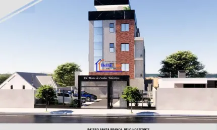 Apartamento com 2 quartos à venda na Rua Júlio Diniz, Santa Branca, Belo Horizonte por R$ 450.000