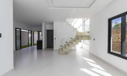 Casa em condomínio fechado com 3 quartos à venda na rua miguel abrão, 357, portão, curitiba, 179 m2 por r$ 1.299.000