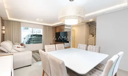 Casa com 3 quartos à venda na rua ângelo dallarmi, 133, santa felicidade, curitiba, 225 m2 por r$ 1.350.000