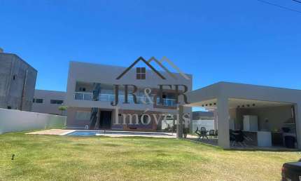 Linda casa porteira fechada 5 suítes nova, Jacuípe Country, Camaçari - BA
