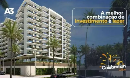 Apartamento à venda em caraguatatuba, praia das palmeiras, com 3 quartos, 84m²