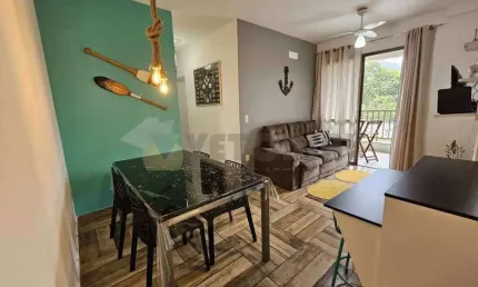 Apartamento à venda em caraguatatuba, martim de sá, com 2 quartos, 61m²