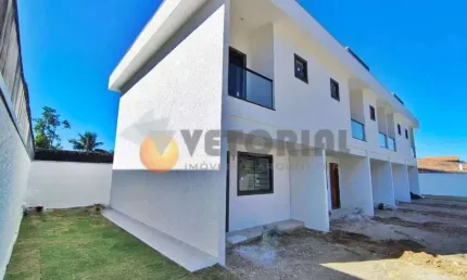 Sobrado à venda em caraguatatuba, massaguaçu, com 2 quartos, 70m²
