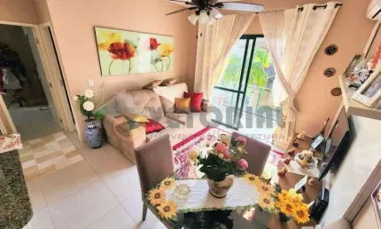 Apartamento à venda em caraguatatuba, massaguaçu, com 2 quartos, 60m²