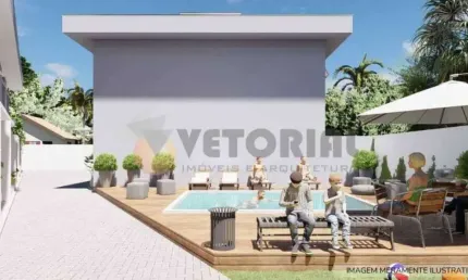 Sobrado à venda em caraguatatuba, massaguaçu, com 2 quartos, 72m²