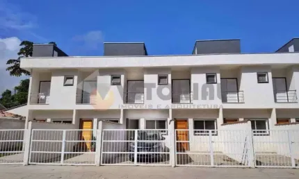 Sobrado à venda em caraguatatuba, loteamento morada do mar, com 2 quartos, 80m²