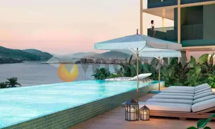 Apartamento à venda em caraguatatuba, centro, com 1 quarto, 48m²