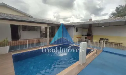 CHÁCARA À VENDA COM PISCINA, CAMPO DE FUTEBOL, ÁREA GOURMET E 725M² EM SANTA BÁRBARA D'OESTE - SP