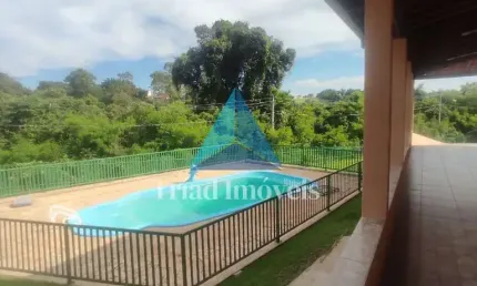 Chácara com 4 quartos, área gourmet e  piscina em santa bárbara d'oeste - sp