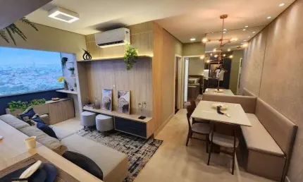 Apartamento para venda com 62 metros quadrados com 2 quartos