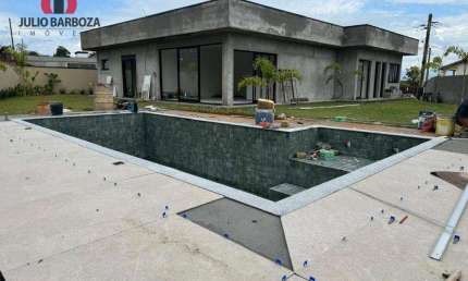Casa com piscina 4 suítes 1 master  à venda, 281 m² por R$ 2.500.000 - Condomínio Residencial Shamballa III - Atibaia/SP
