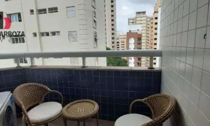 Apartamento mobiliado,  em Moema pássaros, com 2 dormitórios,sendo 1 suíte, 2 vagas de garagem