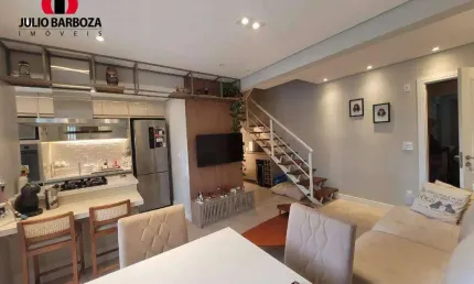 Duplex em moema, totalmente reformado com 2 dormitórios,, sacada, e 2 vagas de garagem