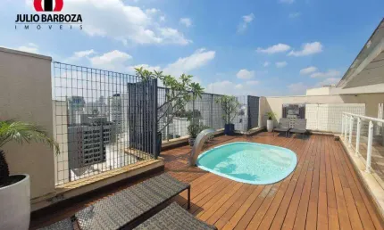 Apartamento em Moema pássaros, 1 dormitório, sala , cozinha, área de serviço, 1 vaga de garagem