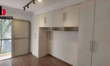 Apartamento em Moema pássaros, 75m², 2 dormitórios, sacada, dependência de serviço, 1 vaga de garagem