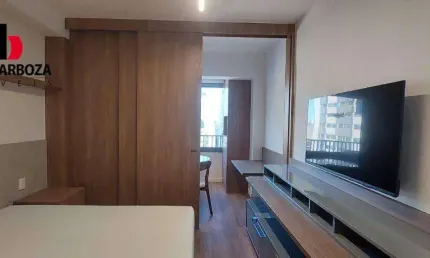 Studio predio novo na Vila Olímpia, ao lado da faculdade Insper, totalmente mobiliado