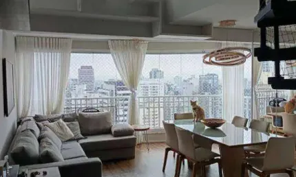 Cobertura com 1 dormitório à venda, 120 m² por R$ 2.100.000,00 - Consolação - São Paulo/SP