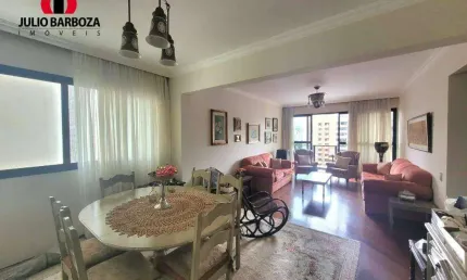 Apartamento em moema pássaros, 152m³², com3 dormitórios, sendo 1 suíte com closet, e 3 vagas de garagem