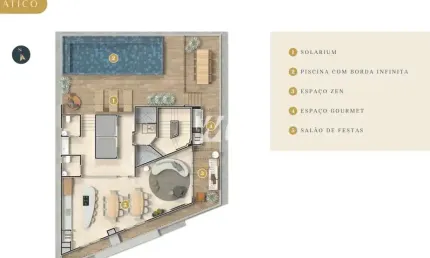 Apartamento com 2 quartos à venda na Avenida Atílio Pedro Pagani, 1, Pagani, Palhoça