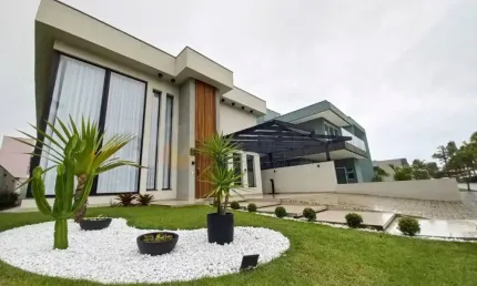 Sobrado de Alto Padrão com 4 dormitórios à venda, 357 m² por R$ 3.390.000,00 - Costa Nova - Caraguatatuba/SP