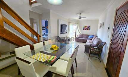 Cobertura com 4 dormitórios à venda, 144 m² por R$ 800.000 - Indaiá - Caraguatatuba/SP