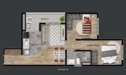 Apartamento com 2 dormitórios à venda, 50 m² por r$ 391.000,00 - vila irmãos arn