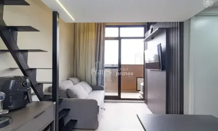 Apartamento com 1 quarto à venda na Rua Bárbara Cvintal, 280, Mossunguê, Curitiba