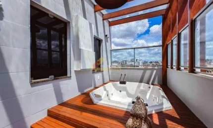 Apartamento Cobertura com acabamento de primeira linha.
