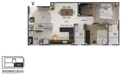 Apartamento à venda, 2 quartos, 1 suíte, 1 vaga, Sidil - Divinópolis/MG