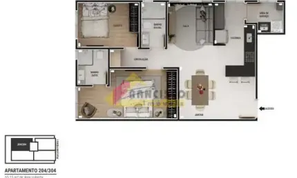 Apartamento à venda, 2 quartos, 1 suíte, 1 vaga, Sidil - Divinópolis/MG