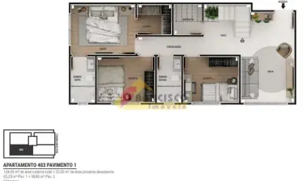 Apartamento Cobertura à venda, 3 quartos, 1 suíte, 2 vagas, Sidil - Divinópolis/MG