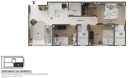 Apartamento Cobertura à venda, 3 quartos, 1 suíte, 2 vagas, Sidil - Divinópolis/MG