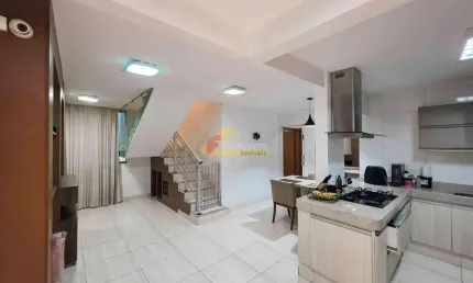 Apartamento cobertura à venda, 3 quartos, 1 suíte, 2 vagas, manoel valinhas - divinópolis/mg