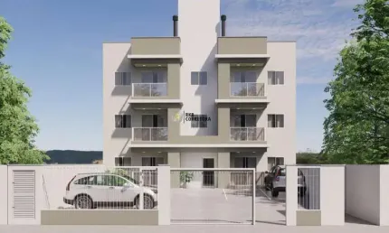 Apartamento para venda em brusque, rio branco, 2 dormitórios, 1 banheiro, 1 vaga