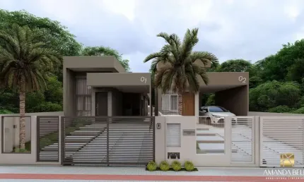 Casa para Venda em Brusque, São João, 3 dormitórios, 1 suíte, 2 banheiros, 2 vagas