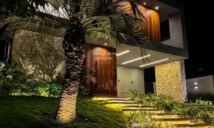 Imperdível casa em condomínio para venda em Indaiatuba-SP, Parque Villa dos Pinheiros: 4 quartos, 4 suítes, 3 salas, 6 banheiros, 4 vagas de garagem, 415m²!
