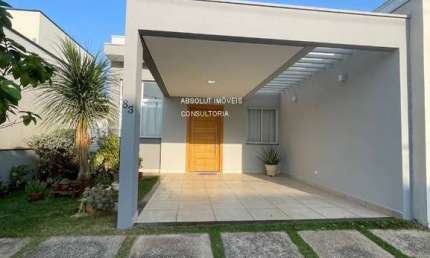 Casa em Condomínio de Alto Padrão no Jardim Park Real, Indaiatuba-SP: 2 quartos, 1 suíte, 1 sala, 2 banheiros, 1 vaga, 95m². Venha conferir!