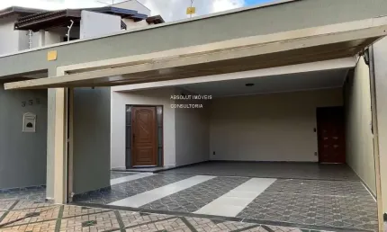 Casa para locação em Indaiatuba-SP, Jardim Regina: 3 quartos, 1 suíte, 2 salas, 1 banheiro, 4 vagas, 154m²!
